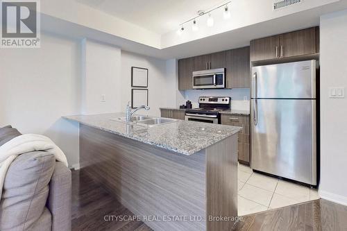 221 - 7 Foundry Avenue, Toronto, ON - Indoor Photo Showing Kitchen With Double Sink