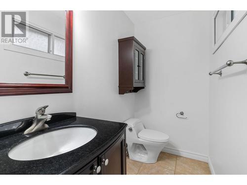 Master Bedroom ensuite (half bath) - 3309 Mcmahon Road, West Kelowna, BC - Indoor Photo Showing Bathroom