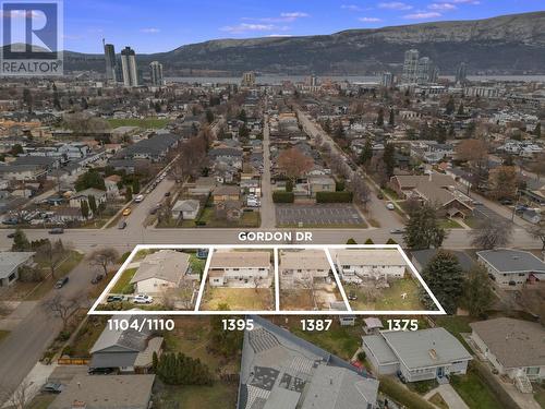 1395 Gordon Drive, Kelowna, BC - Outdoor With View