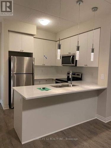 328 - 610 Farmstead Drive, Milton, ON - Indoor Photo Showing Kitchen With Double Sink