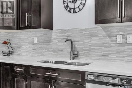 1207 130 Marlatte Crescent, Saskatoon, SK - Indoor Photo Showing Kitchen With Double Sink With Upgraded Kitchen