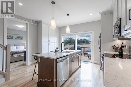 4 - 744 Nelson Street W, Norfolk, ON - Indoor Photo Showing Kitchen With Double Sink With Upgraded Kitchen