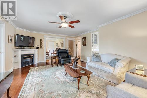 5348 Rice Lake Scenic Drive, Hamilton Township, ON - Indoor Photo Showing Living Room With Fireplace