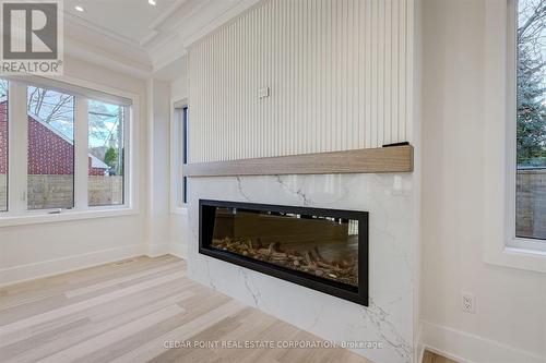 15 Drury Lane, Toronto, ON - Indoor Photo Showing Living Room With Fireplace