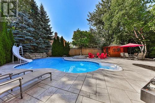 1688 Glenvista Drive W, Oakville (Iroquois Ridge North), ON - Outdoor With In Ground Pool With Backyard