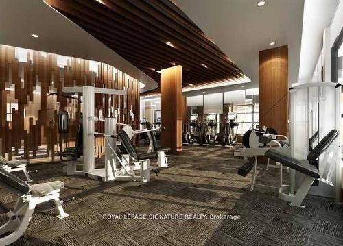 1613-125 Redpath Ave, Toronto, ON - Indoor Photo Showing Gym Room