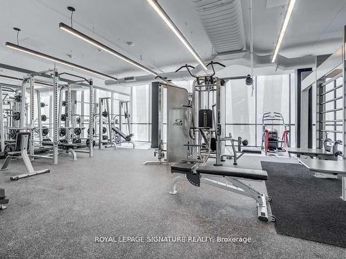 3911-85 Wood St, Toronto, ON - Indoor Photo Showing Gym Room