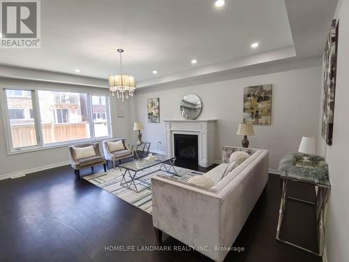 79 Forest Edge Crescent, East Gwillimbury, ON - Indoor Photo Showing Living Room With Fireplace