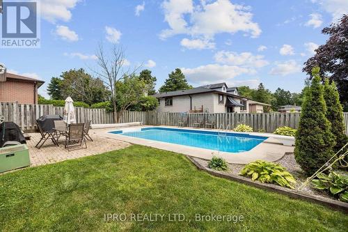 Upper - 801 Batory Avenue, Pickering, ON - Outdoor With In Ground Pool With Deck Patio Veranda With Backyard