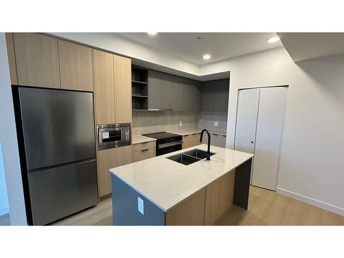 314 9456 134 Street, Surrey, BC - Indoor Photo Showing Kitchen With Stainless Steel Kitchen With Double Sink