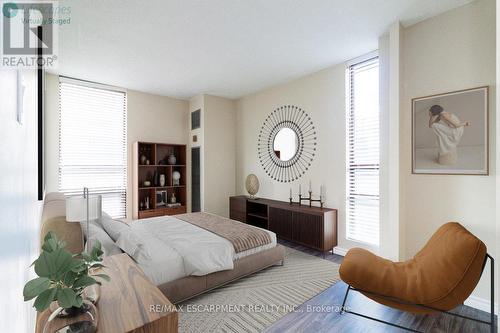 305 - 222 Jackson Street W, Hamilton, ON - Indoor Photo Showing Bedroom