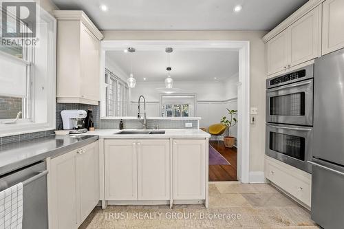 17 Indian Grove, Toronto, ON - Indoor Photo Showing Kitchen With Double Sink