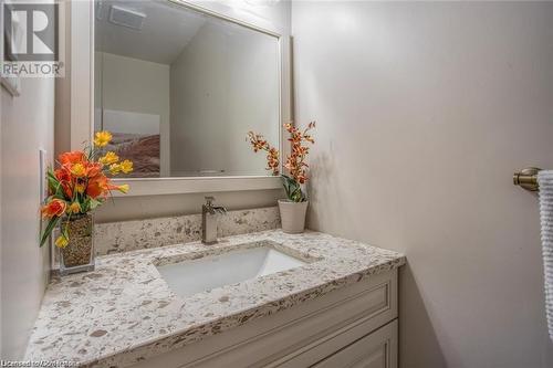 Bathroom with vanity - 134 Bayne Crescent, Cambridge, ON 