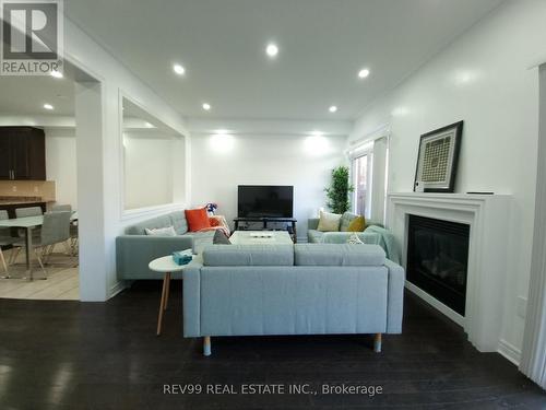 63 Lorenzo Circle, Brampton, ON - Indoor Photo Showing Living Room With Fireplace