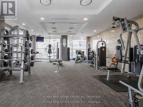 2512 - 223 Webb Drive, Mississauga, ON - Indoor Photo Showing Gym Room