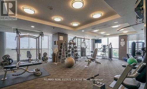 2512 - 223 Webb Drive, Mississauga, ON - Indoor Photo Showing Gym Room