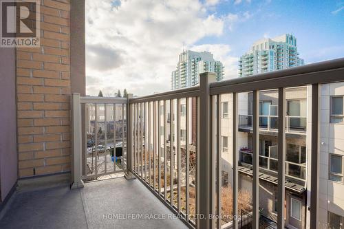 307 - 80 Orchid Place Drive, Toronto, ON - Outdoor With Balcony With Exterior