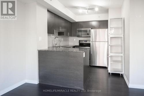 307 - 80 Orchid Place Drive, Toronto, ON - Indoor Photo Showing Kitchen With Stainless Steel Kitchen