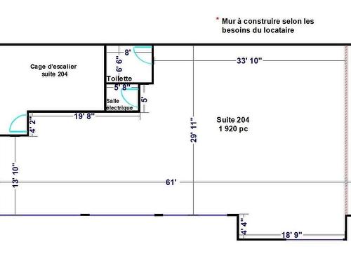 Drawing (sketch) - 204-174 Rue Lescarbeault, Saint-Alexis, QC 