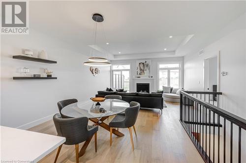 269 Pittock Park Road Unit# 12, Woodstock, ON - Indoor Photo Showing Dining Room With Fireplace