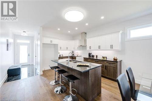 269 Pittock Park Road Unit# 13, Woodstock, ON - Indoor Photo Showing Kitchen With Double Sink