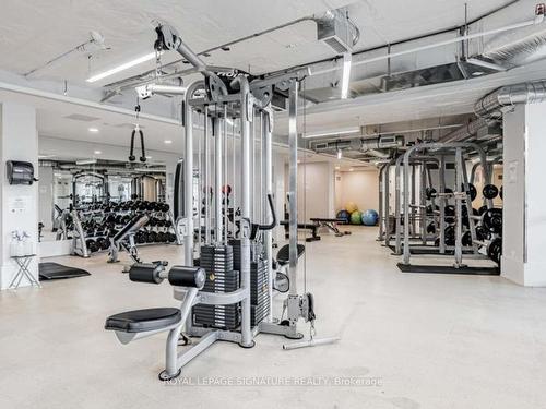 605-50 Bruyeres Mews, Toronto, ON - Indoor Photo Showing Gym Room