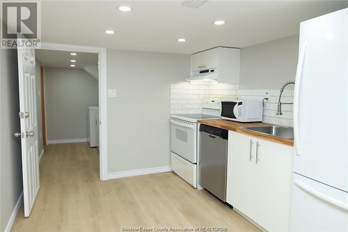 935 Langlois Avenue Unit# Lower, Windsor, ON - Indoor Photo Showing Kitchen