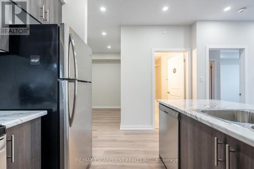 205 - 125 Shoreview Place, Hamilton, ON - Indoor Photo Showing Kitchen With Upgraded Kitchen