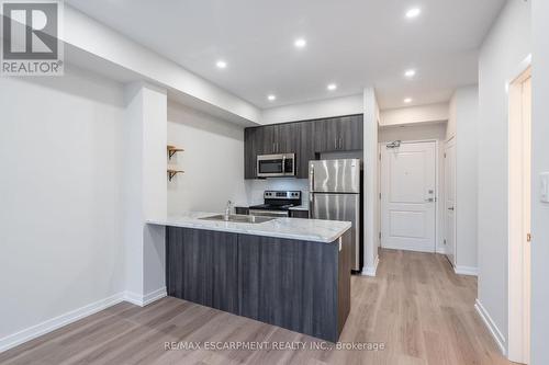 205 - 125 Shoreview Place, Hamilton, ON - Indoor Photo Showing Kitchen