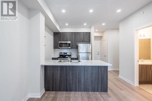 205 - 125 Shoreview Place, Hamilton, ON - Indoor Photo Showing Kitchen