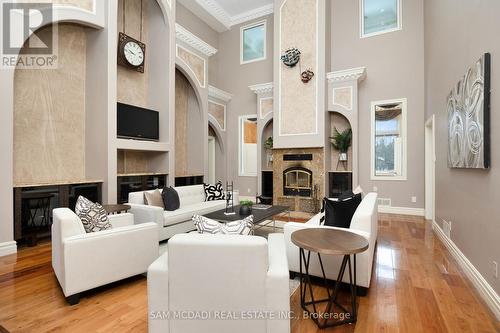 36 Turtle Path, Ramara, ON - Indoor Photo Showing Living Room With Fireplace