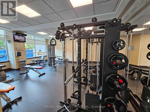 3505 - 3504 Hurontario Street, Mississauga, ON - Indoor Photo Showing Gym Room