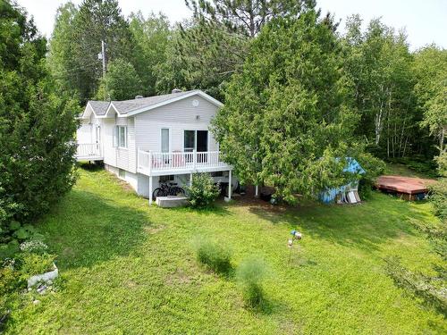 Face arriÃ¨re - 242 Ch. Du Lac-Cameron, Saint-Eugène-De-Guigues, QC - Outdoor With Deck Patio Veranda