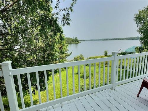 Vue sur l'eau - 242 Ch. Du Lac-Cameron, Saint-Eugène-De-Guigues, QC - Outdoor With Body Of Water With Deck Patio Veranda With View