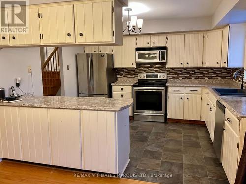 1360 Lancaster Crescent, Cornwall, ON - Indoor Photo Showing Kitchen With Double Sink