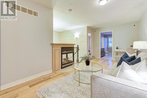 487 Dewitt Road, Hamilton (Lakeshore), ON - Indoor Photo Showing Living Room With Fireplace