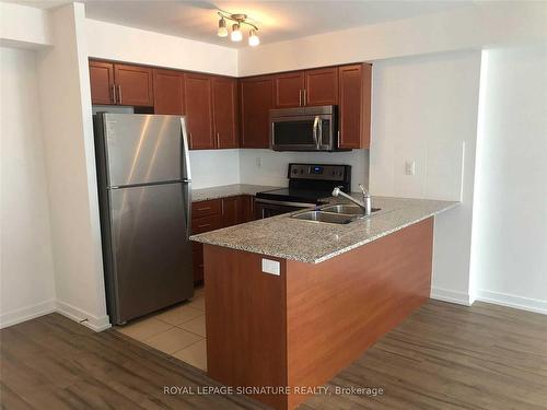 1707-1410 Dupont St, Toronto, ON - Indoor Photo Showing Kitchen With Stainless Steel Kitchen With Double Sink