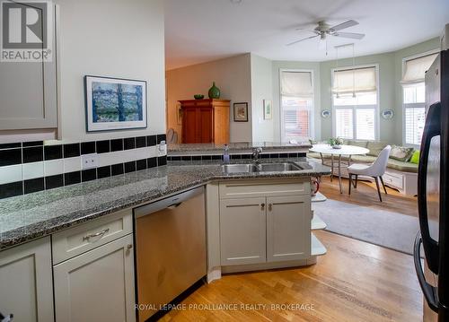 2 - 250 King Street E, Kingston (Central City East), ON - Indoor Photo Showing Kitchen With Double Sink