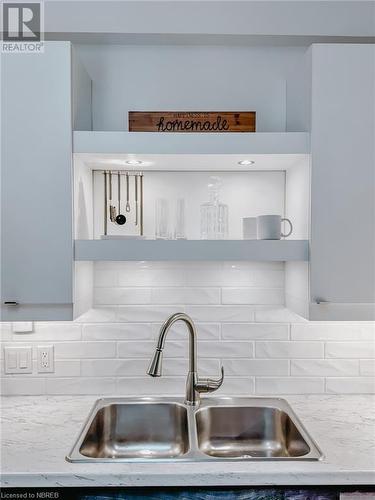 43 Eglee Avenue, North Bay, ON - Indoor Photo Showing Kitchen With Double Sink