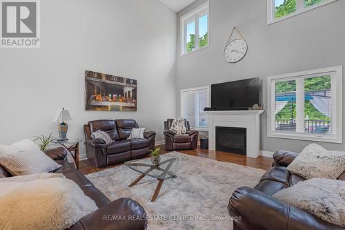 2 Ashlea Lane, Melancthon, ON - Indoor Photo Showing Living Room With Fireplace