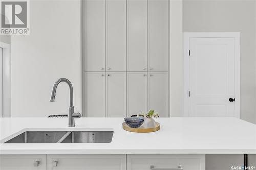 1406 Edward Avenue, Saskatoon, SK - Indoor Photo Showing Kitchen With Double Sink