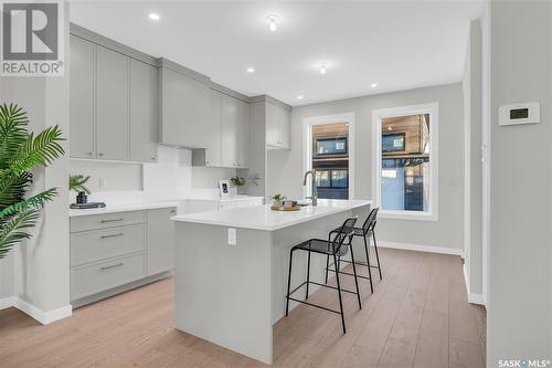 1406 Edward Avenue, Saskatoon, SK - Indoor Photo Showing Kitchen With Upgraded Kitchen