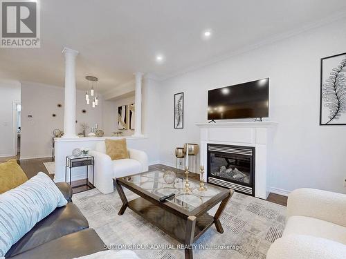 1265 Mary-Lou Street, Innisfil, ON - Indoor Photo Showing Living Room With Fireplace