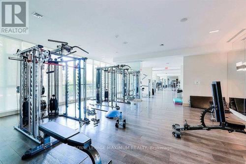 3605 - 4070 Confederation Parkway, Mississauga, ON - Indoor Photo Showing Gym Room