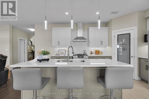 15 Honey Bend, St. Thomas, ON - Indoor Photo Showing Kitchen With Double Sink With Upgraded Kitchen