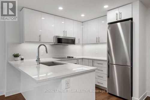 704 - 180 George Street, Ottawa, ON - Indoor Photo Showing Kitchen With Upgraded Kitchen