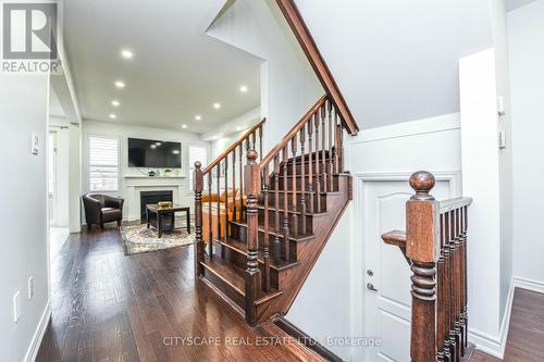 86 Rockbrook Trail, Brampton, ON - Indoor Photo Showing Other Room With Fireplace