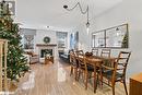 648 Kerr Trail, Halton, ON  - Indoor Photo Showing Dining Room With Fireplace 