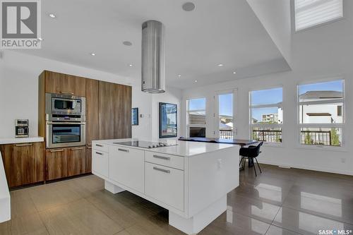 5297 Aviator Crescent, Regina, SK - Indoor Photo Showing Kitchen With Upgraded Kitchen