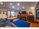 458 Alexander Avenue, Penticton, BC  - Indoor Photo Showing Living Room With Fireplace 